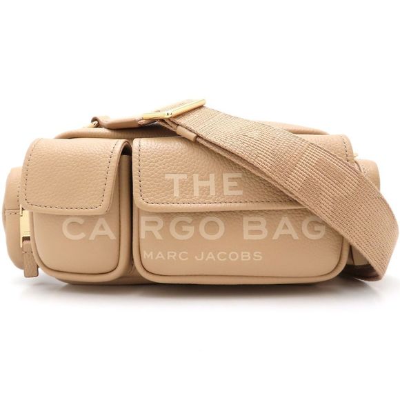 MARC JACOBS The Leather Cargo Bag 2S4HSH085H02230, Shoulder Bag, Leather, Cam... - Picture 1 of 10